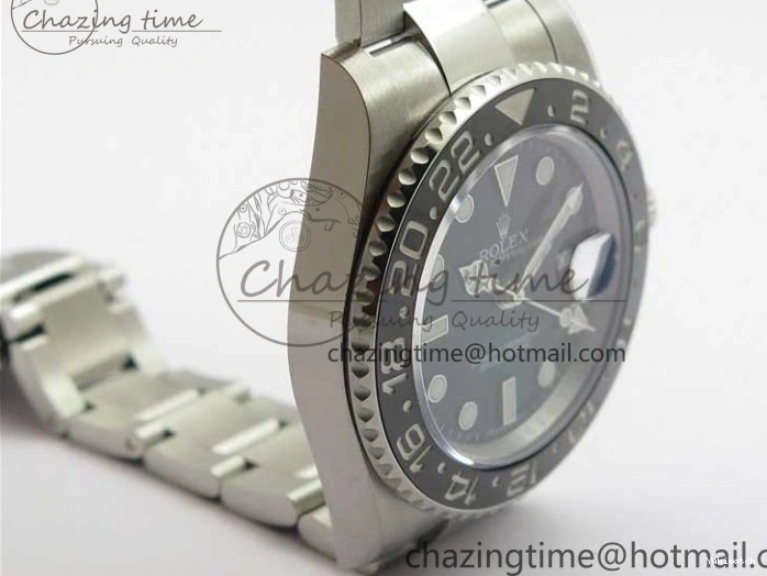 Master Black GMT A3186 Black Best II 116710LN Steel SS on Edition Bracelet 316L ROF Ceramic Dial 0422